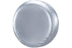 ETOPARS Etopar Universal 13" Zoll Silber Reserveradabdeckung Reifencover für alle Durchmesser (55cm-58cm/22-23) Anhänger Auto PVC Wasserdicht Schutz