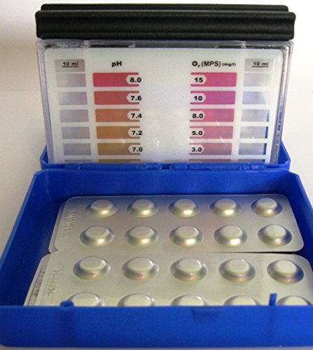 Pooltester / Mini-Tester für Sauerstoff (O²) + pH mit je 20 Messtabs von well2wellness® - 2