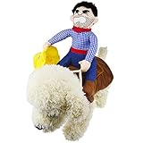 Interesante y divertido M&A ROPA DISFRAZ JERSEY CHAQUETA PARA MASCOTA PERRO GATO VAQUERO S
