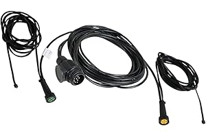 MEINANHÄNGERERSATZTEIL Aspöck Kabelbaum Kabelsatz 13pol. 7m Bajonettanschluss und DC-Abgang 4,7m