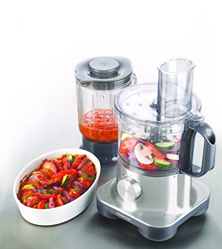 Kenwood Multipro Compact FPM260 Kompakt-Küchenmaschine, 750 W, 2,1 l Arbeitsbehälter, 1,2 l Glas-Mixaufsatz - 3
