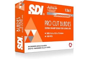 SDI 1361-30 Degree 9Mm Sk2 Cr2 Quality Steel Cutter Blades, for Professional Jobs