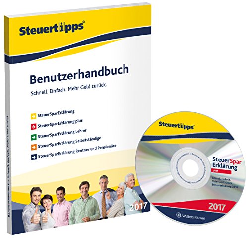 Preisvergleich Produktbild SteuerSparErklärung 2017 plus (für Steuerjahr 2016 / Frustfreie Verpackung)