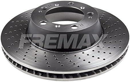 Fremax Brake Disc High Carbon, rear right, Perforated, (This product contains 1 Brake Disc: For the right rear axle)