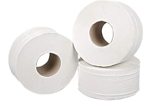 2WORK 2 travail j27200 Mini Jumbo Rouleau de papier, 2 plis, 92 mm x 200 m, blanc (Lot de 12)