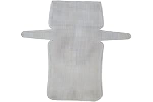 VUIUYOIES Clear Plastic Mesh Cloth Canvas Sheets for Making Crossbody Bag Handbag Thread Starter Craft Supplies DIY Handicraft Accessory, Medium