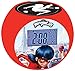 Price comparison product image LEXIBOOK Miraculous Ladybug Radio Projector Clock, Sound Effects, Battery-Powered, red, RL975MI, Black