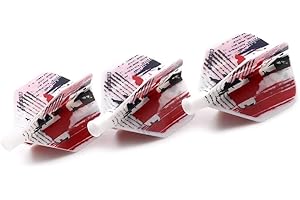 CUESOUL TERO AK4 Dart Flights Forme Standard avec Motif Exquis, Lot de 3 pièces