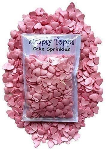 Rose Lueur Sucre Cur Saupoudrage 25g Gâteau & Cupcake Décoration