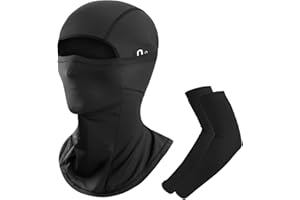 OMLALAYI Pasamontañas Transpirable de Verano UPF50+, Pasamontañas Moto, Balaclava Multifuncional, Cubierta de Cara para Hombres Mujeres a Prueba de Viento para Deportes al Aire Libre, Bicicleta, Ciclismo