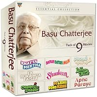 Basu Chatterjee Essential Collection (Set of 9 DVDs- Khatta Meetha/Baton Baton Mein/Pasand Apni Apni/Ek Ruka Hua Faisla/Shaukeen/Lakhon Ki Baat/Chameli Ki Shadi/Do Ladke Dono Kadke/Apne Paraye)
