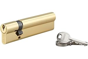THIRARD - Cylindre de serrure double entrée SA, 30x90mm, anti-arrachement, laiton, 3 clés