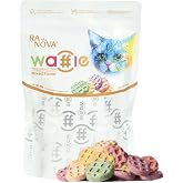 Ranova Kediler i&ccedil;in Dondurularak Kurutulmuş Etli Waffle *60g (Karışık Lezzet)