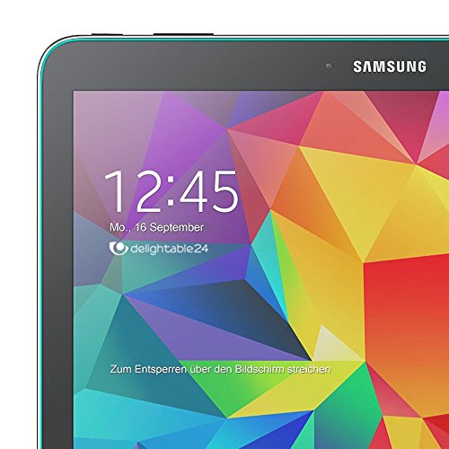 Samsung Galaxy Tab 4 10.1 Panzer-Glas Schutz-Folie von NICA 2,5D Round Edge Full-Cover Displayschutzfolie 9H Panzerfolie Volle Tablet-Display-Abdeckung Panzerglas Displayschutz Glass – Kristall-Klar - 3