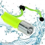tradeshoptraesio- Taschenlampe Licht Lampe Unterwasser Wasserdicht Armbanduhr LED Q5 Band 260 lm