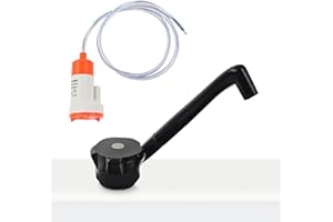 BARWIG Novo 12V tap with submersible pump for mobile home, caravan - ABS plastic. Height: 135 mm, 90 g. Black.