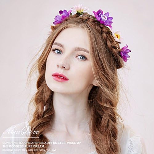 SINCERE@ Fairy handmade bridal wreath wreath Simulation seaside resort honeymoon pictures headdress