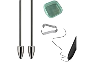 ELEGANCE-GO Ricambio per Stilo Touch Punte,2 Pezzi Punta di Ricambio per Stylus Penna Penna Touch Tip con Strumento di Rimozione Compatibile e Scatola per Samsung Galaxy Tab S7/ S7+Tab S6/ S6 5G/ S6 Lite