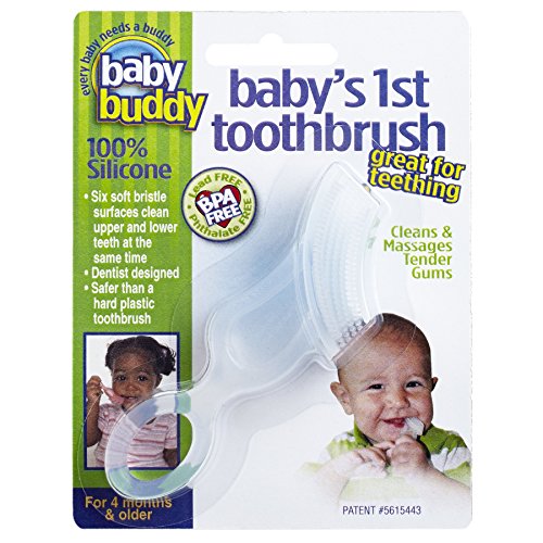 Baby Buddy Clear First Silicone Toothbrush