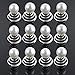 Bluelans® 12 X Spiral Twist Pearl Bridal Wedding Clip Hair Pins