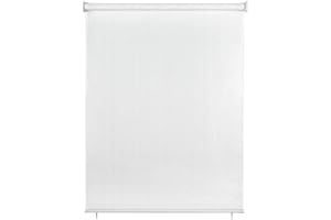paramondo Tenda da Sole Verticale a Rullo per Esterno Avvolgibile Impermeabile Resistente Anti UV Protezione della Privacy Bianco, 180 x 240 cm bianco