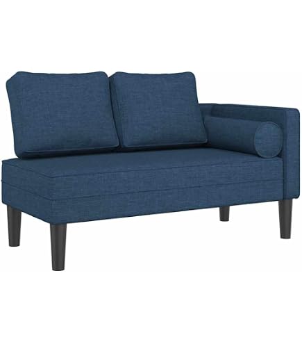 VIDAXL - Divano Letto da Terra 2 in 1 Blu 112x174x55 cm Tessuto