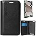 DMG Dotted Finish Premium PU Leather Flip Cover Case for Reliance LYF Flame 1 (Black) RS.299.00