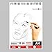 Produktbild A4 Sketch Pad Drawing L Ivory Artist Paper on Spiral Book -50 sheets - 100 pages