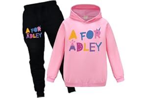 OAIXIUR Adley Merch Outfit Fashion Hoodies & Trousers 2pcs Sportswear for Boys Girls