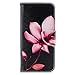 Produktbild 3D Flower Animal Cartoon Musterg Ledertasche Slim Retro Bookstyle mit Standfunktion Karteneinschub Magnetverschluss Flip Leder Wallet Hülle Schutzhülle Handyhülle für Huawei P20 Pro