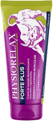 Physiorelax, Forte Plus 75ml, Crema Masaje, Antes y Después del Ejercicio | Preparación y Recuperación de Músculos y Ligament