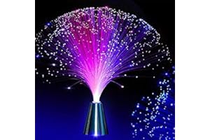 LB LIFEBEST LifeBest Belle Couleur de lumière à Fibre Optique Romantique changeant de Couleur LED à Fibre Optique veilleuse Lampe à la Maison Design d'intérieur