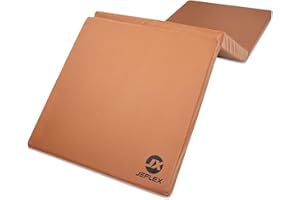 Jeflex - Matelas gymnastique pliable 180 x 60 x 6 cm fabriqué en Allemagne/Tatami judo portable/matelas pliable peu encombrant et tapis de yoga/tapis de gym enfant pour chambre d'enfant