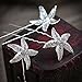 Bodhi2000® 6 Pcs Womens Starfish Crystal Hair Pins U-shape Hair Clips