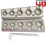 bolas plomo 4 5 Pesca aluminio moldes Bola de pesca molde 9 - 16 - 22 - 30 - 42 G molde pesos y plomos