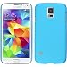 Produktbild PhoneNatic Case für Samsung Galaxy S5 mini Hülle hellblau gummiert Hard-case für Galaxy S5 mini + 2 Schutzfolien