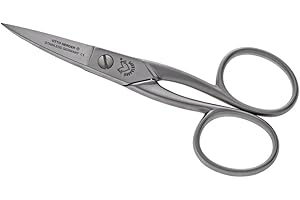 OTTO HERDER MANICURE Profesionales de uñas tijeras extra largo 10 cm punta curvada en estuche nuevo