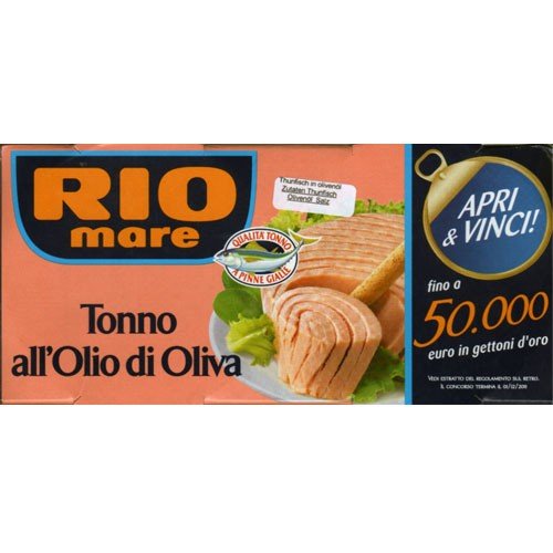 Preisvergleich Produktbild 2x Rio mare Thunfisch 'in Olivenöl', 160 g