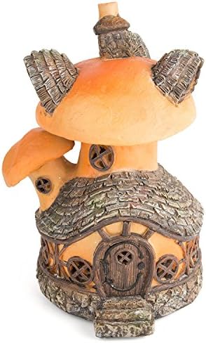 Garden Glows Solar Powered LED Fairy House Light Ornament Lily Goldencloak