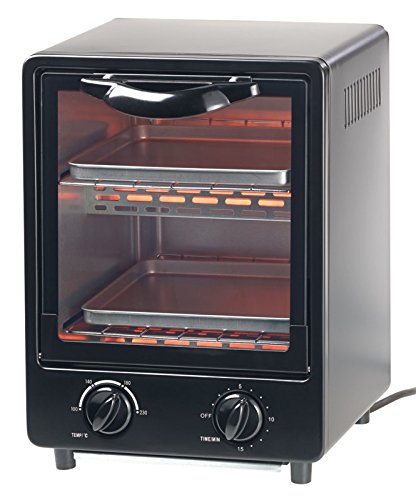 Mini four compact 900 W / 9 L à 2 niveaux [Rosenstein & Söhne]