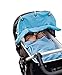 EJY Blue Baby Pram Shade Stroller Pushchair Sunshade Curtain Sun Covers
