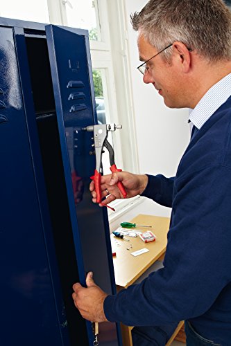 Novus Blindnietmutterzange J – 65, universelle Blindnietmutterzange für Schraubbefestigung, Gerätekörper aus Aluminium und Hebel stahlgeschmiedet, Für Aluminium Blindnietmuttern A6, A7 und A9 und Stahl Blindnietmuttern S6, S7 und S9, 032-0027 - 6