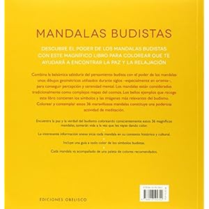 Mandalas Budistas/ Buddhist Mandalas: 26 Inspiradores Dibujos Y 10 Plantillas Basicas Para Colorear Y Meditar