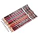 ROAPLIA 12 Colors Professional Lipliner & Eyeliner Waterproof Lip Liner Pencil Makeup Set