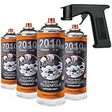 Paintsystems 4 x400ml, Felgenfolie schwarz matt, inkl. Handgriff Spraymaster