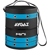 Aygaz Mini Bag, Carrying Camping Equipment, Mini Tube and Portable Cooker Compatible, Waterproof, Short and Long Strap, Blue Black