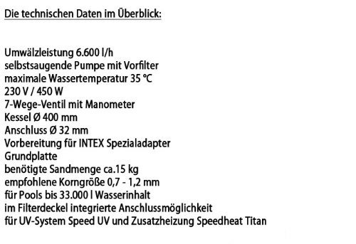 Filterkessel Sandfilter 8,5 m³ Sandfilteranlage Pumpe Pool 40210 - 2