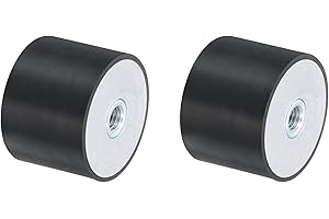 QUARKZMAN 2 Stück 40 x 30mm M8 Gummidämpfer, Multi-Typ-Gummipuffer,Schwingungsdämpfer für Motorraum und Luftkompressoren