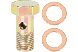 ‎X AUTOHAUX X AUTOHAUX M10x1,0mm metrisches Gewinde Hohlschrauben Bremsen Verbindungsadapter