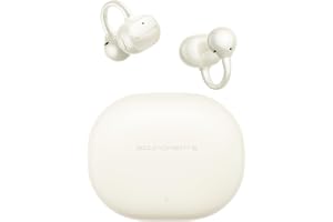 SoundPEATS UU2 Open-Ear Clip Bluetooth-hörlurar, beige | 12 mm titanmembran, LDAC Hi-Res, 42 timmar Batteritid, anti-läckage